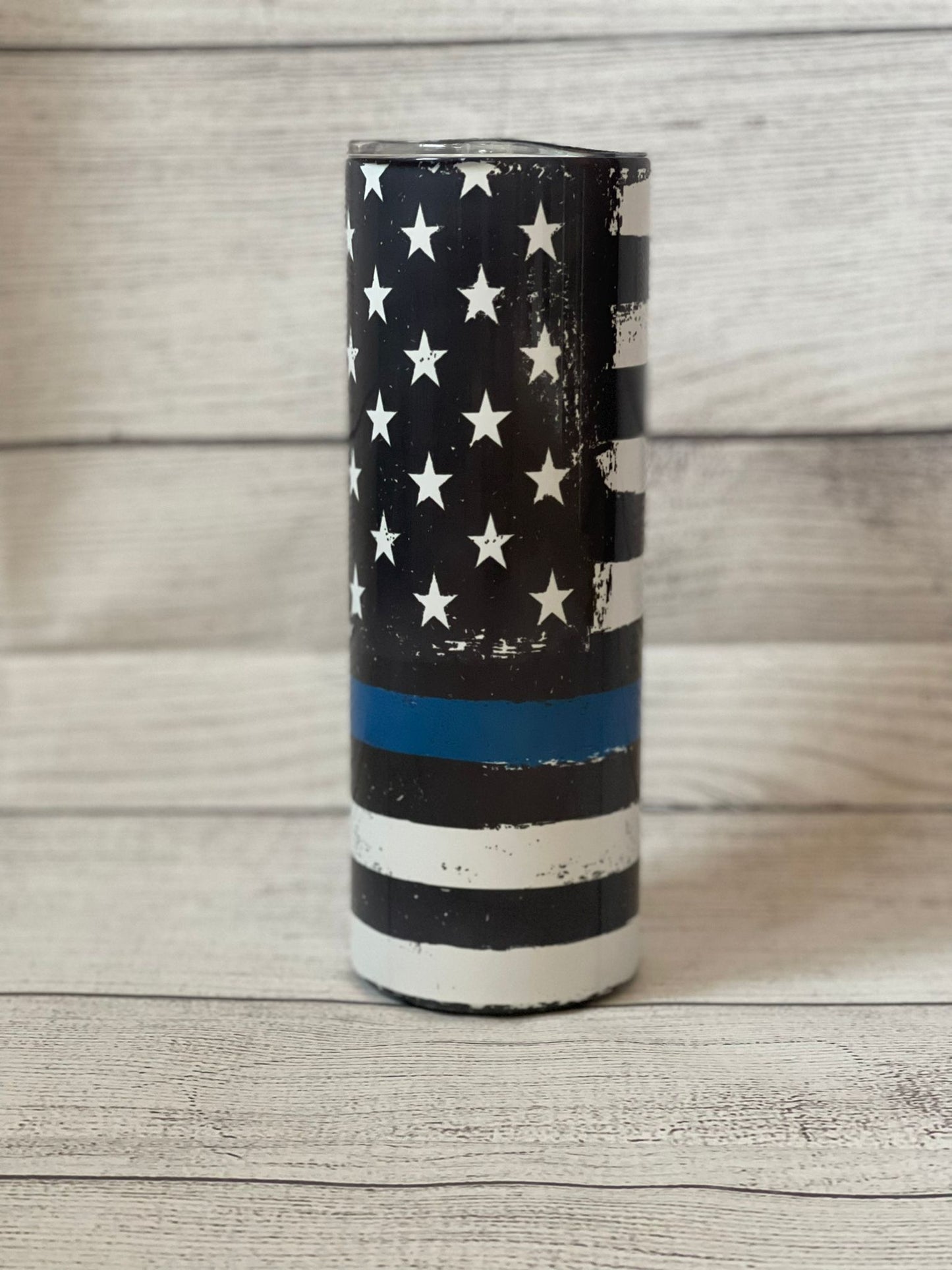 Thin blue line flag 20oz Tumbler