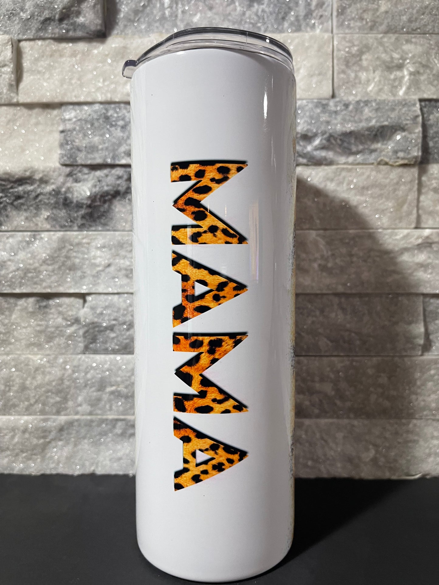 20oz MAMA Cheetah Print Tumbler