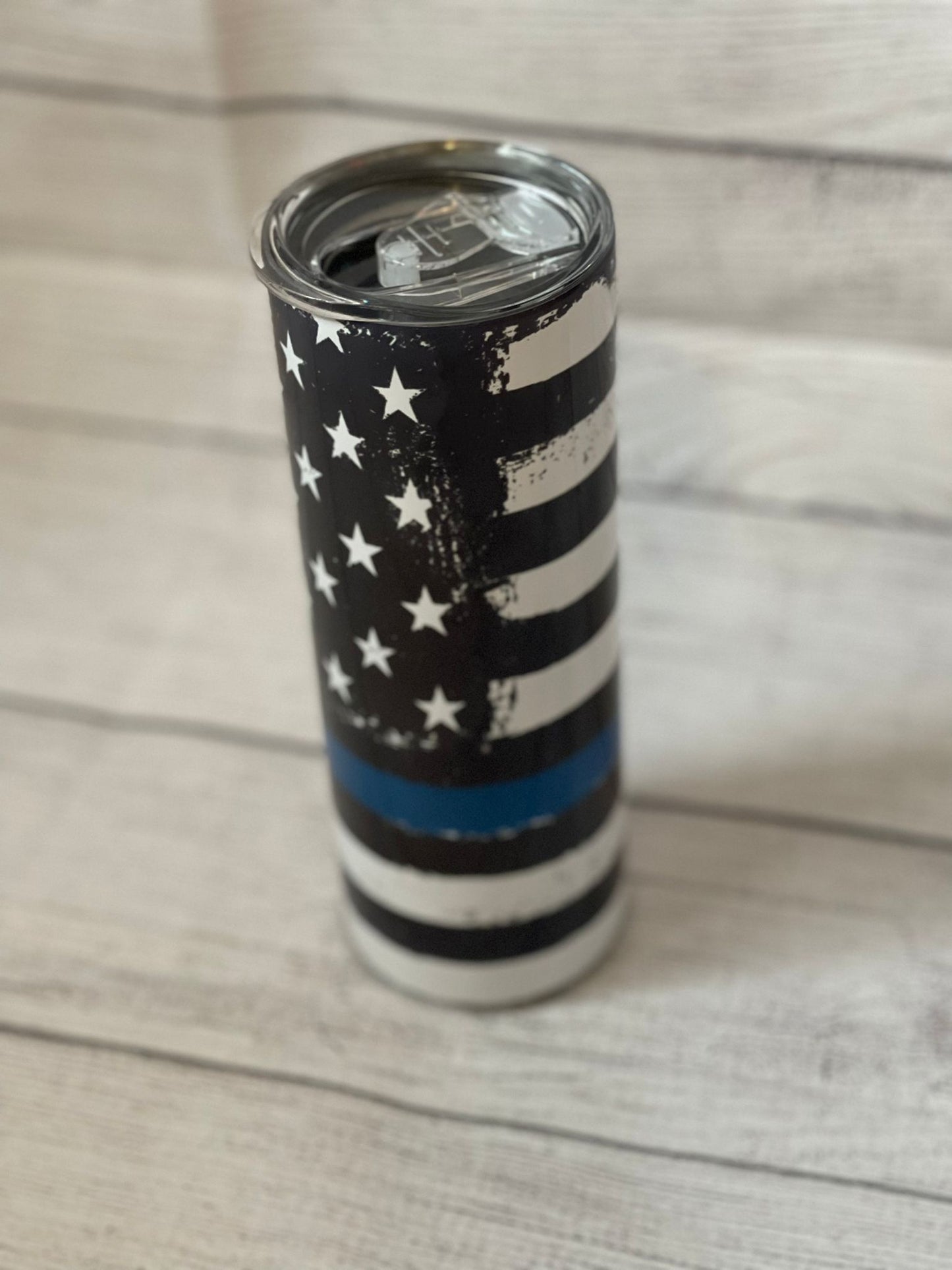 Thin blue line flag 20oz Tumbler