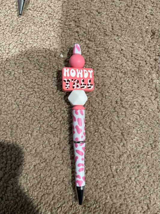 Pink Howdy Y'all Pen