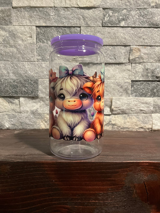 Three mini cows cup