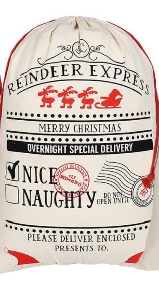 Personalize Santa sack