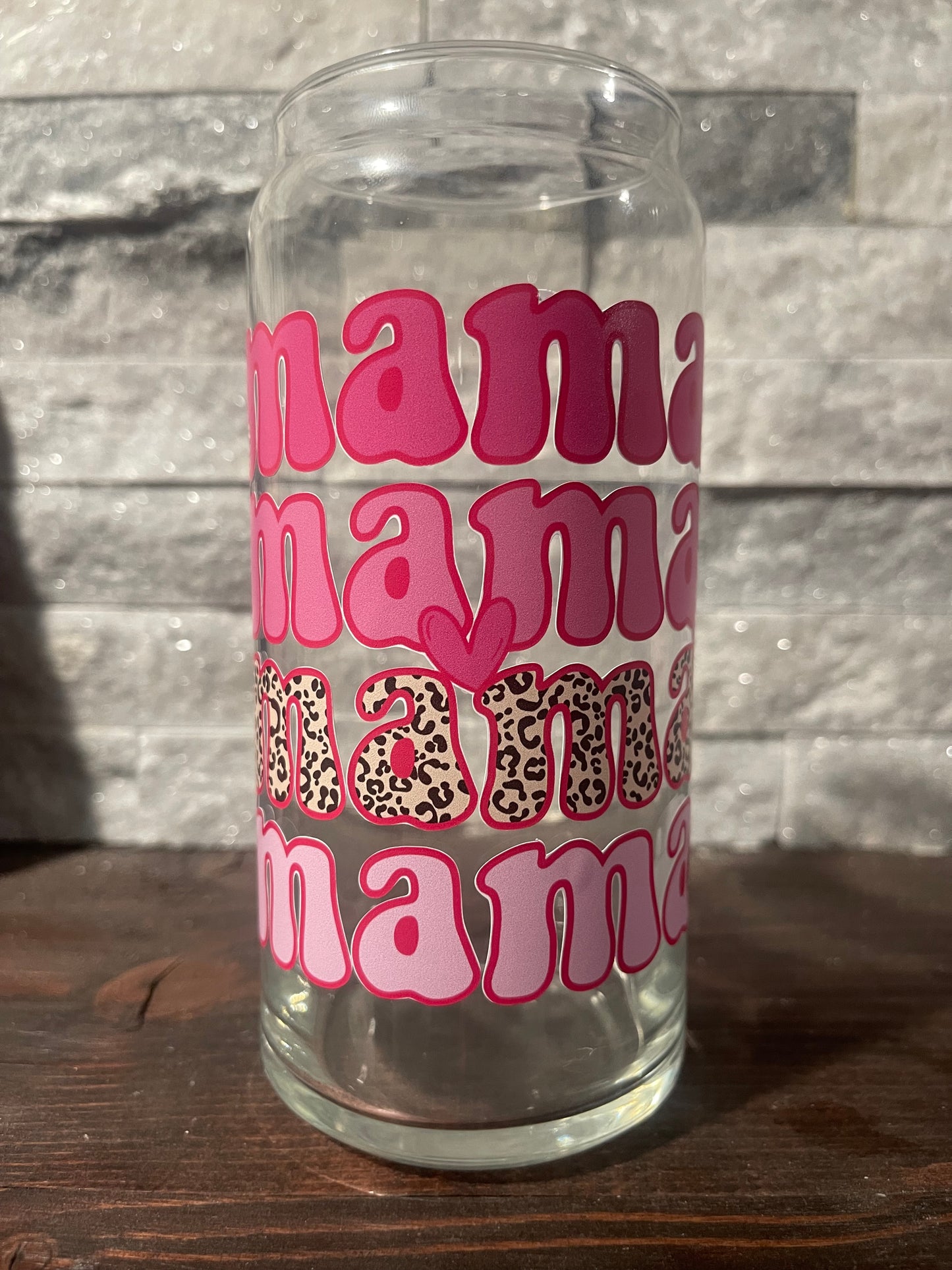 20oz mama Glass Can