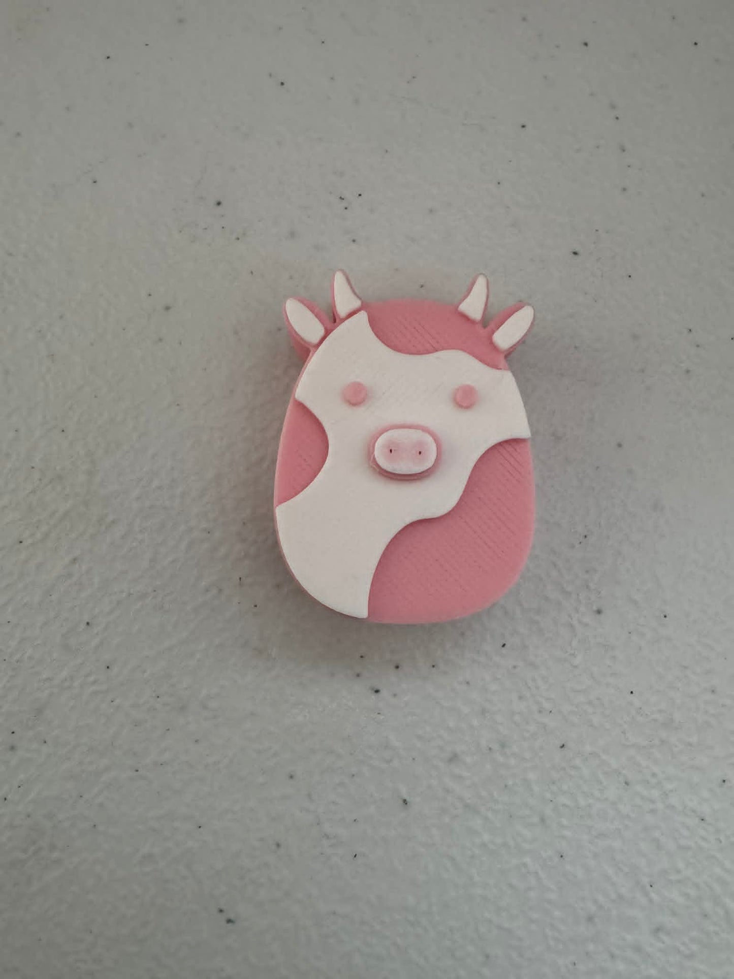 Pink Cow Straw Topper