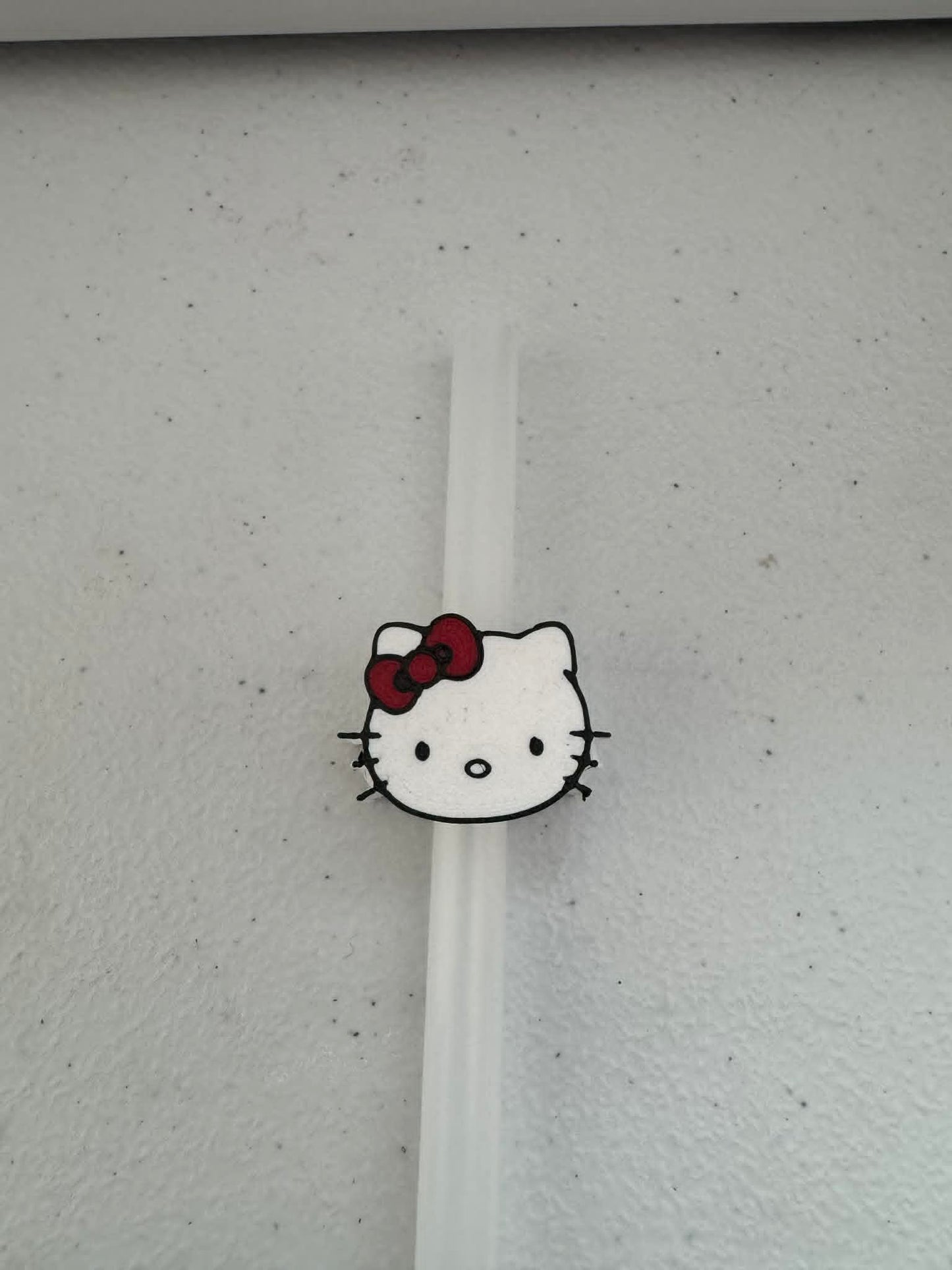 Hello Cat Straw Topper