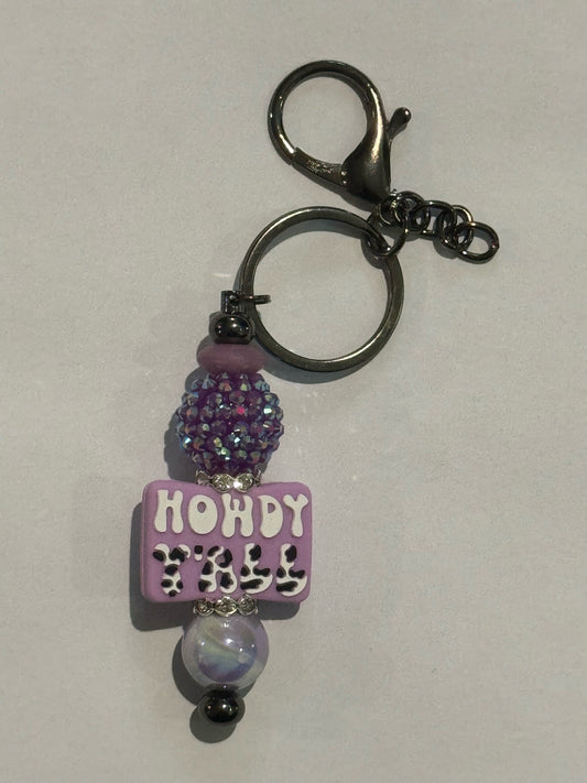 Howdy Y'all Keychain