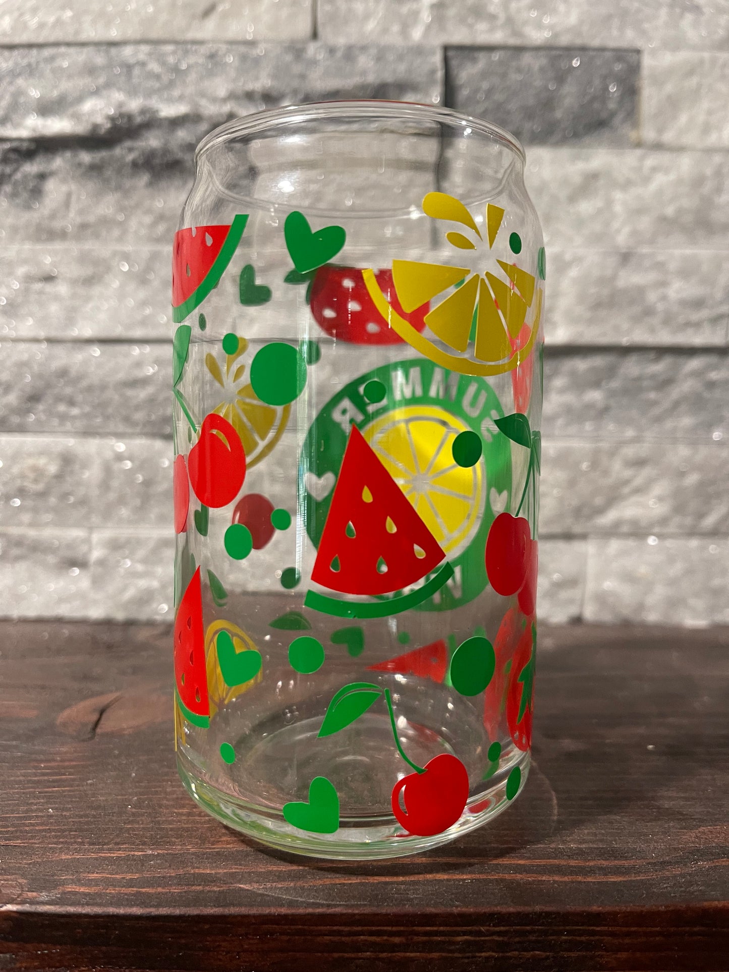 Summer vibes Glass Can