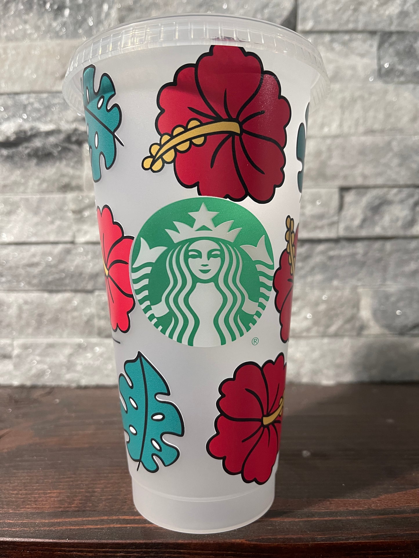 Hibiscus reusable cup