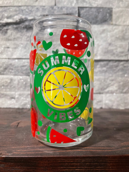 Summer vibes Glass Can