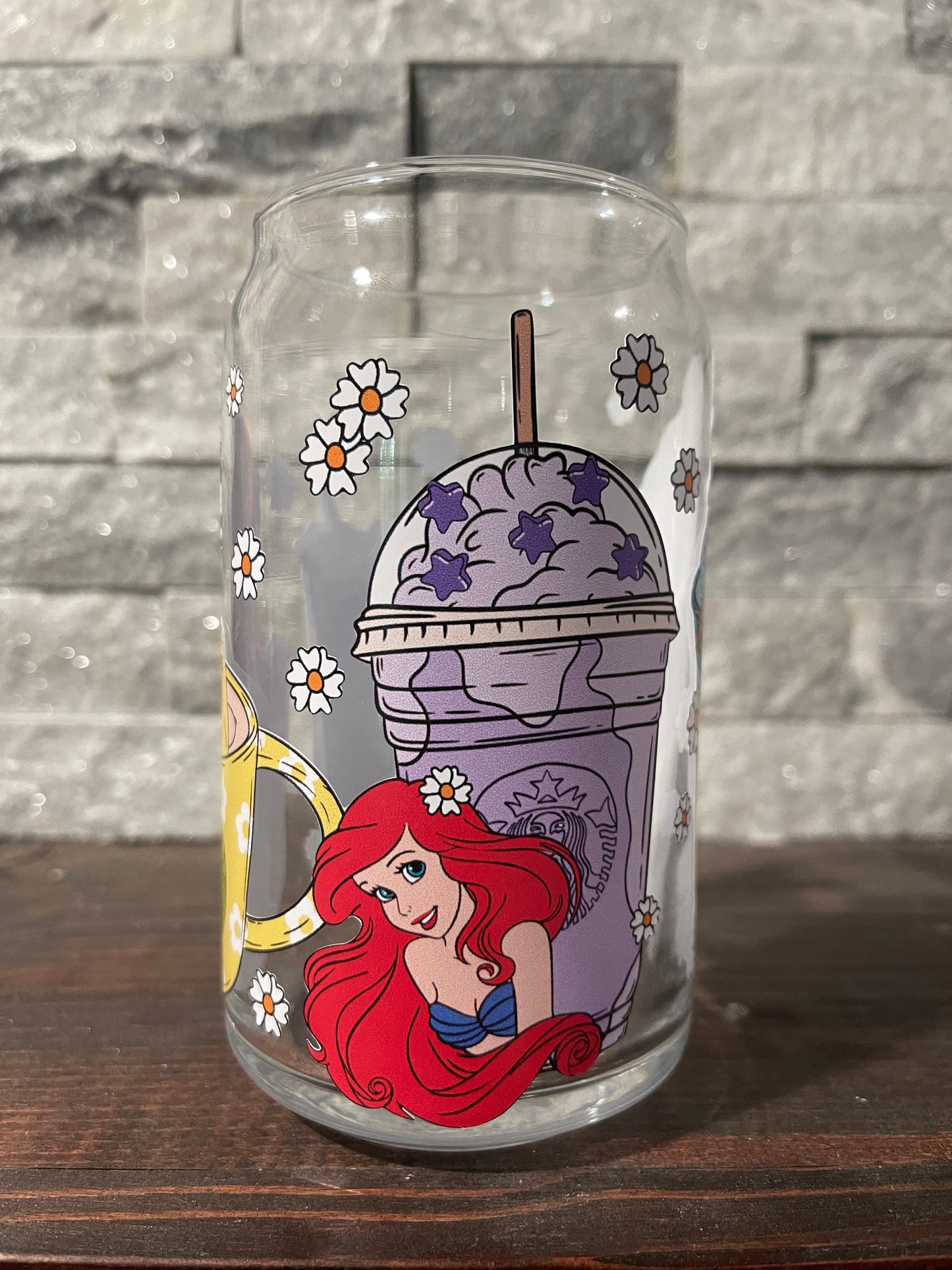 Girly Glass Can