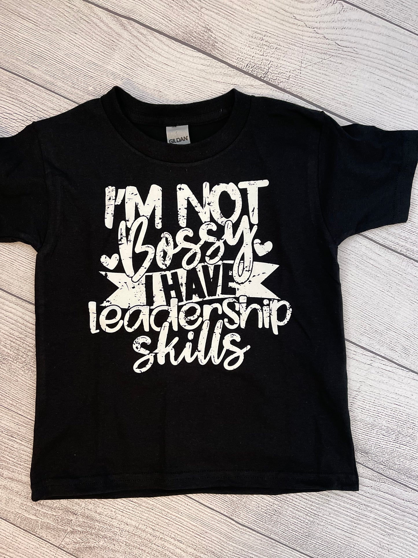 Not bossy kids T- shirt