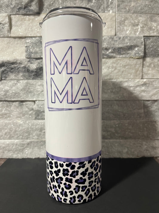 20oz MAMA & Cheetah print Tumbler