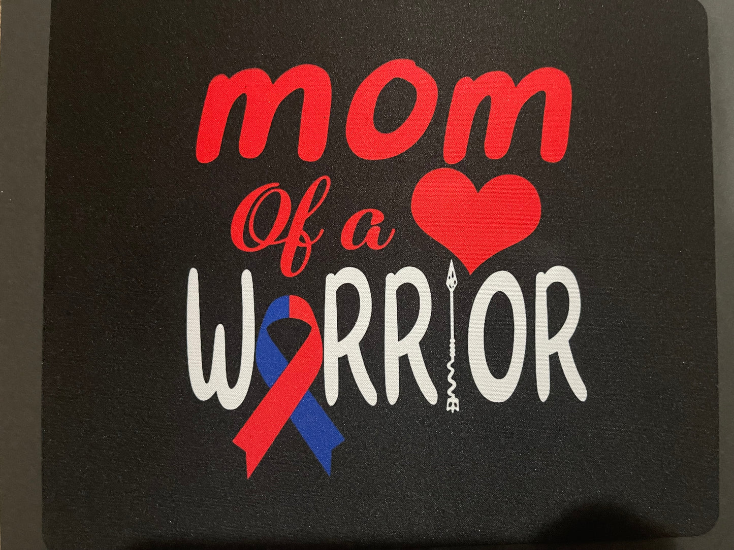 Mom of a Warrior Mouse pad