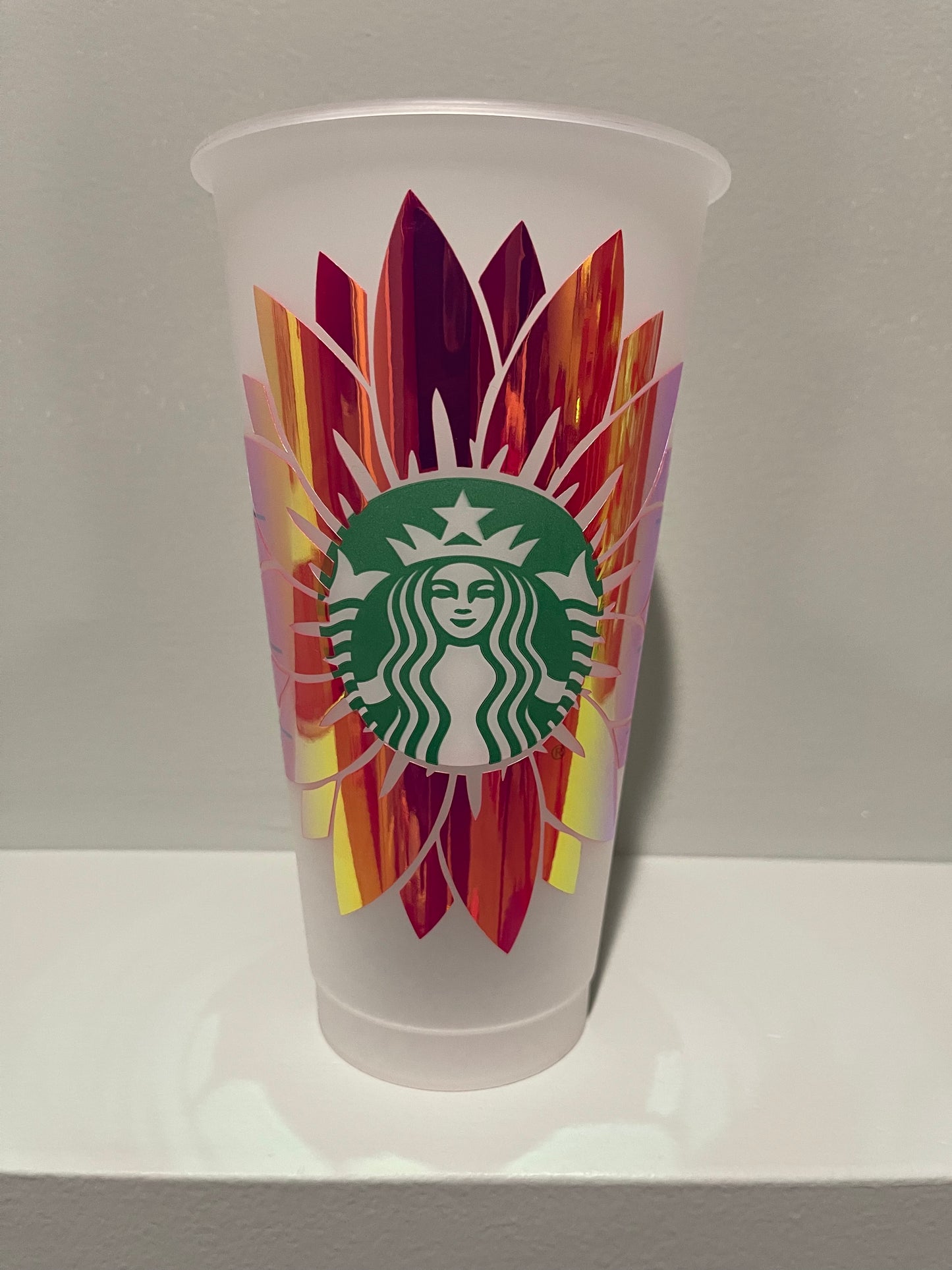 24oz Flower Reusable Cup