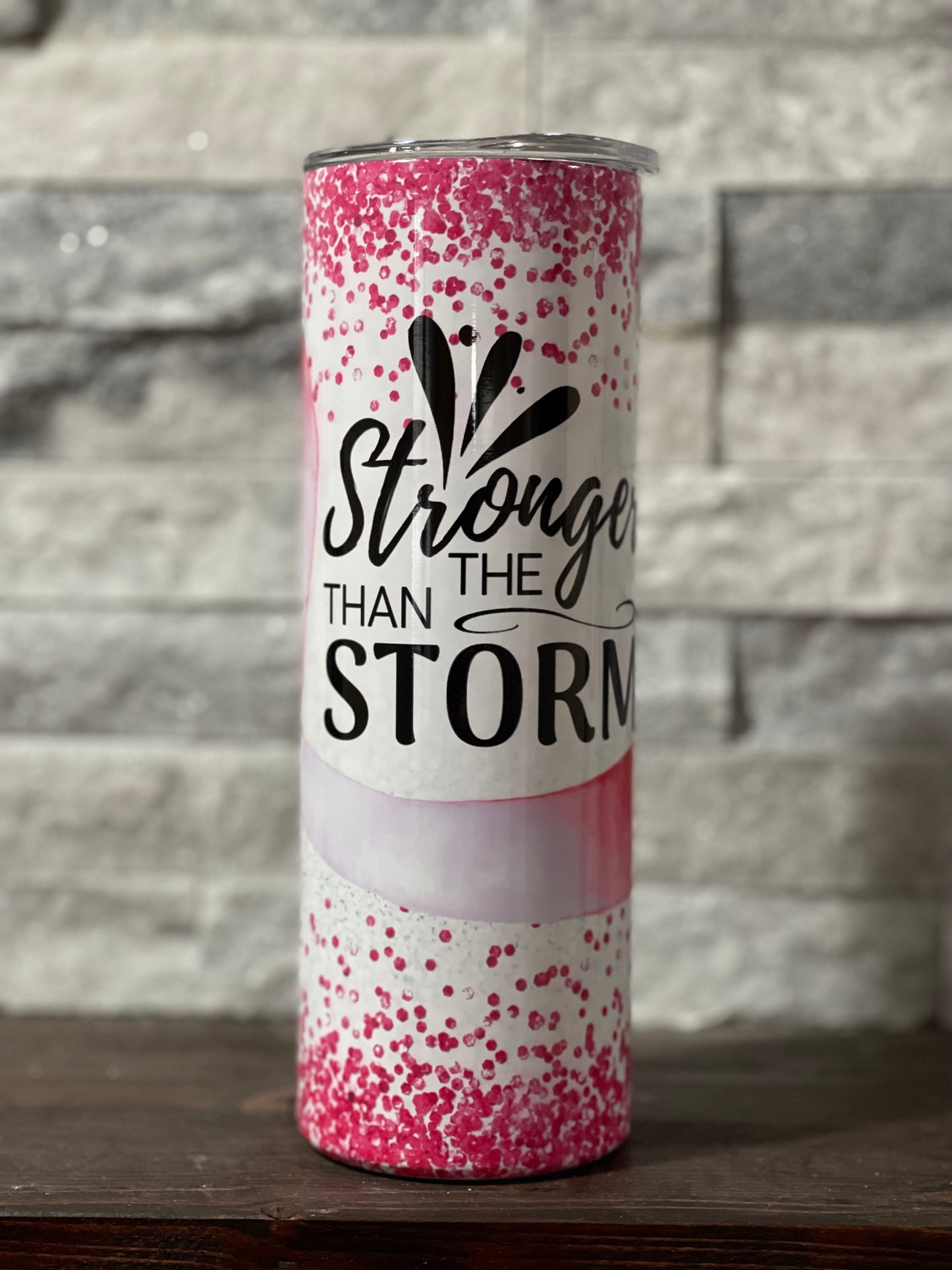 Stronger then the storm - Cancer 20oz Tumbler