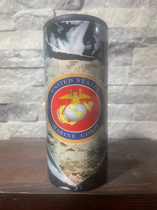 Marines Can/Bottle Tumbler